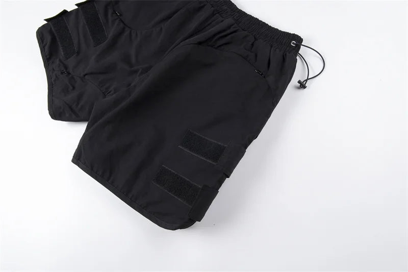 Whoisjacow High Quality 1:1 Men's Workwear hollowed out layered functional sports shorts Street King Limited