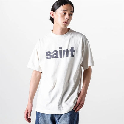 Retro Summer Vintage Letter Print High-Street Streetwear Casual Loose T-Shirt Tops Street King Limited