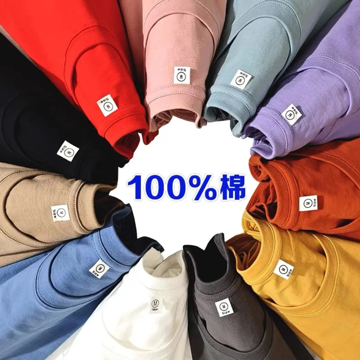 Heavy cotton short-sleeved T-shirt men's spring and summer loose European and American style high street hiphop T-shirt tops emo Street King Limited