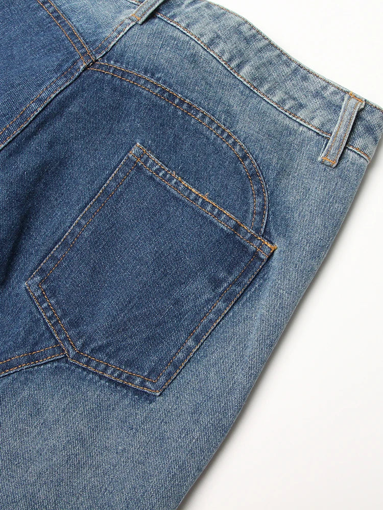 womens hollow jeans spring trend personality high waist zipper casual wide leg pants fashion casual clothing y2k pants jeans unique jeans style 80