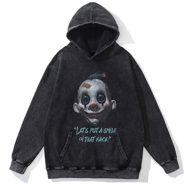 "Face Off" Unisex Men Women Streetwear Graphic Hoodie Daulet Apparel