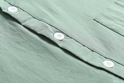 Summer Cotton-Linen Shirt Hotselling Casual Solid Shirt For Men Street King Limited