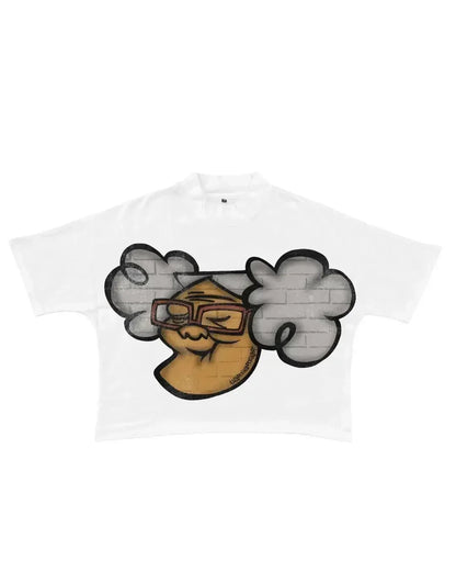 Harajuku y2k oversized t shirt vintage girl graphic t shirts top hip hop streetwear american style gothic women clothing Street King Limited
