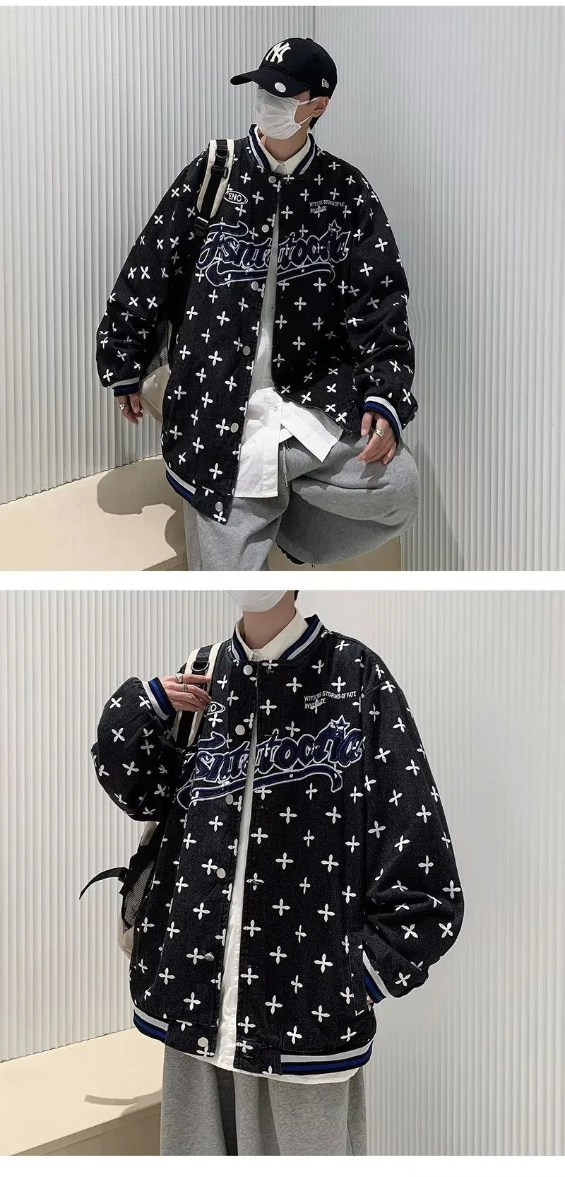 2024 japanese college mens jackets letter print harajuku fashion couple coats high street unisex baseball uniform trend y2k unique default style 2161