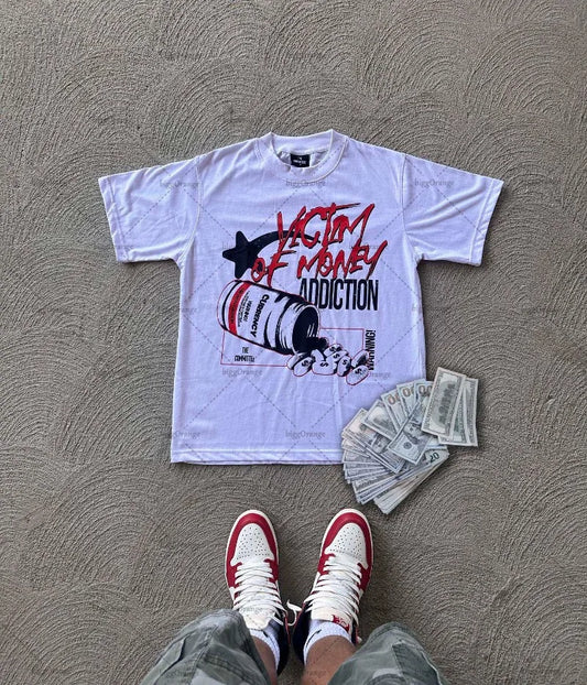 Y2K New High Street Clothing Gothic Print Oversized T-Shirt Women's 2023 Loose and Versatile Casual Short-Sleeved T-Shirt Women Street King Limited