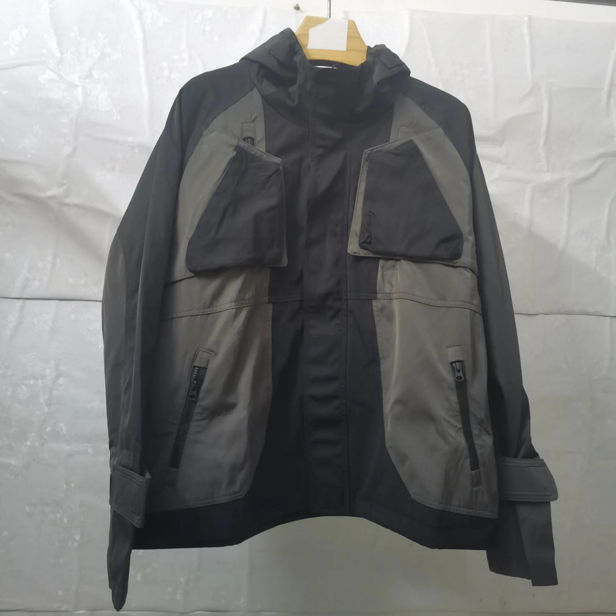 New 2023 Mens Undermycar Armor Zipper Parkas Windproof Hhooded Jacket Tatting Multiple pockets outdoor Wear size M L XL #490 Street King Limited