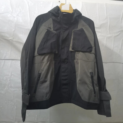 New 2023 Mens Undermycar Armor Zipper Parkas Windproof Hhooded Jacket Tatting Multiple pockets outdoor Wear size M L XL #490 Street King Limited