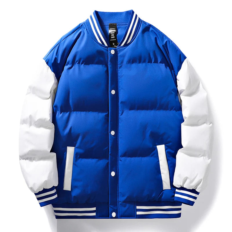 men puffer jacket winter outdoor thick quality coat male bubble bomber coat for men unique default style 4491