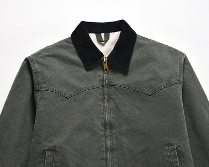 y2k high street solid color lapel thick winter jackets for men chaquetas hombre baggy casual fleece padded coat oversized unique default style 1938