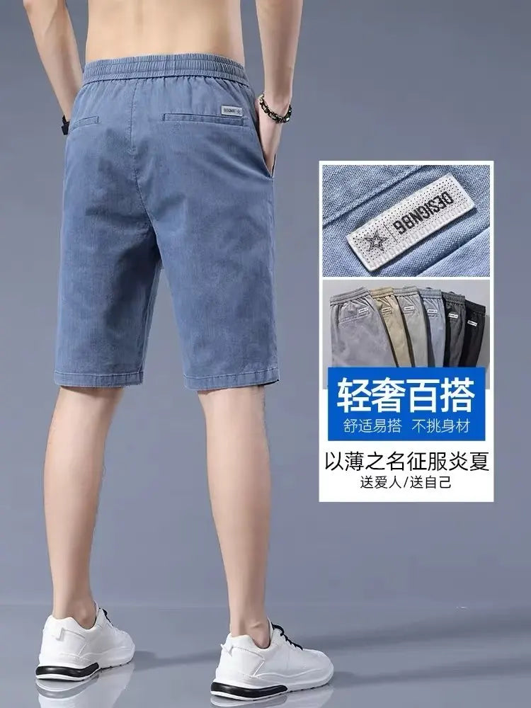 Men's Pants Shorts Thin Harajuku Casual Elastic Waist Sweatpants Male Short 2024 Summer Jogger Streetwear Breathable shorts Street King Limited