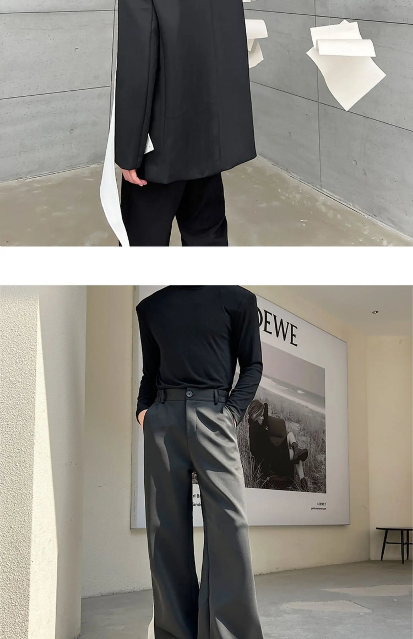 flare pants men vintage fashion casual bell bottom trousers male streetwear net celebrity long pants stage costume unique default style 2673
