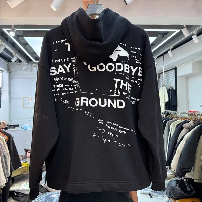 24AW printed hoodie Street King Limited