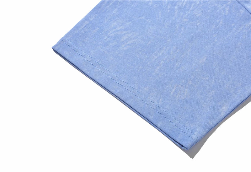 Rainbowtouches 2022 New T-Shirt Mens Tie Dye T-Shirts Cotton High Street Fashion Women Cyber Celebrity Couple T-Shirt Unisex Top Street King Limited