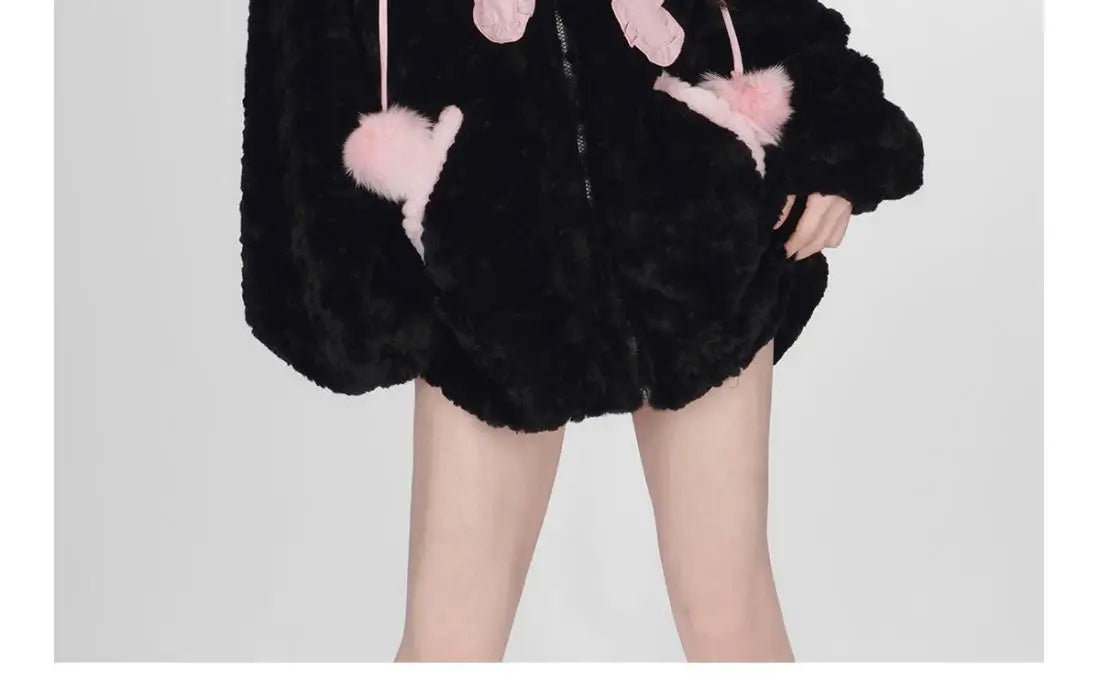 Harajuku Sweet Thicknecked Bow College Coat Woman Zip Up Hoodie Sailor Suit Plush Hoodies Women 2023 Streetwear Goth Y2k Clothes Street King Limited