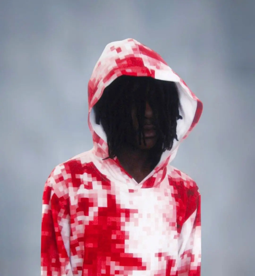 American Street Dark Style Printed Oversized Hoodie Men Y2k Hip-hop Rock Gothic Punk Fashion Retro Zipper Sweatshirt Women Street King Limited