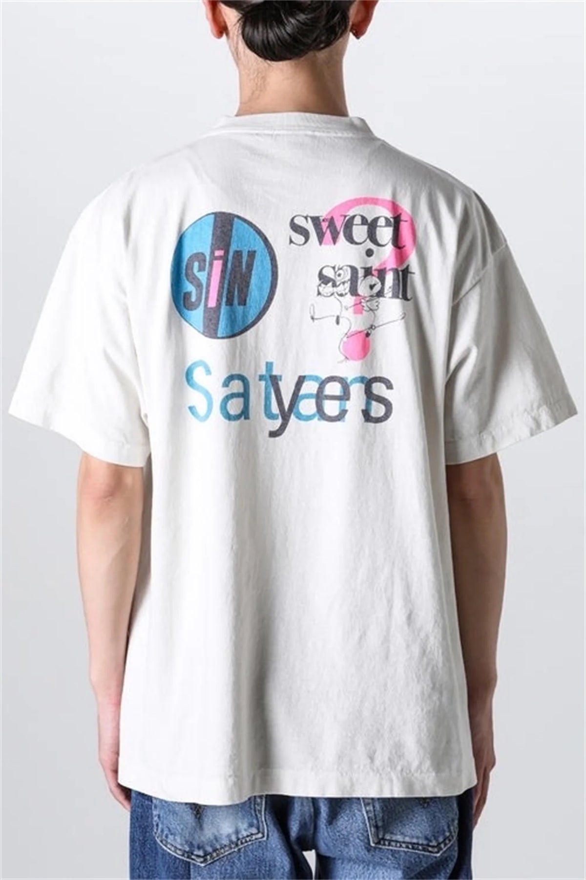 Retro Summer Vintage Letter Print High-Street Streetwear Casual Loose T-Shirt Tops Street King Limited