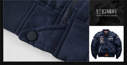 2023 hot bomber jacket mens air force ma 1 military baseball jacket plus size coat thick cargo jacket men clothing unique cargo style 5557