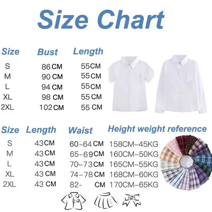 Jk Uniforms Gyaru School Uniform for Girl Student Pleated Skirt Uniform Set Women Short Sleeve Bow Tie Seifuku Japanese Style Street King Limited