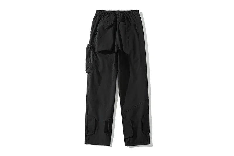 high new luxury men 2023 under my car zip up comfortable nylon workwear parkour tactical function casual pants sports cargo 484 unique cargo style 1050