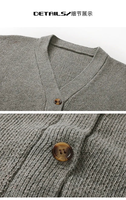 2023 British Retro Cardigan Sweater New Korean Harajuku Academic Knitted Sweater Pullover Hip Hop Streetwear Loose Knitwear Tops Street King Limited