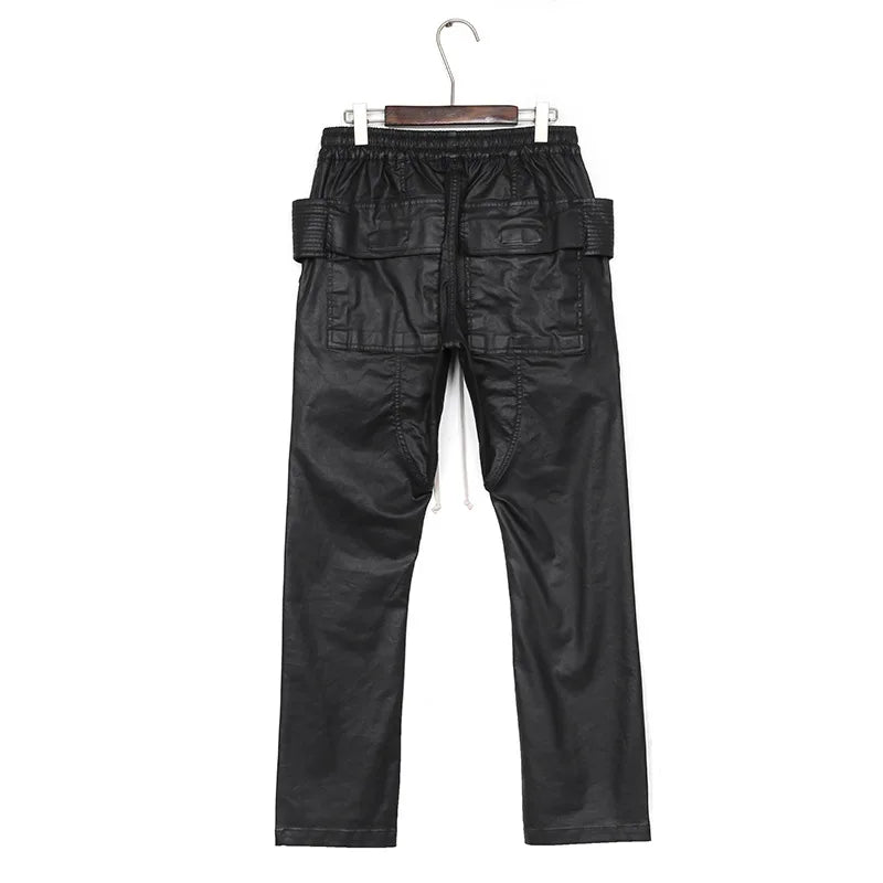 new men 2023 rick waxed tactical paratrooper cargo comfortable cotton parkour sweat casual pants sweatpants tag 720 sporty tapered joggers