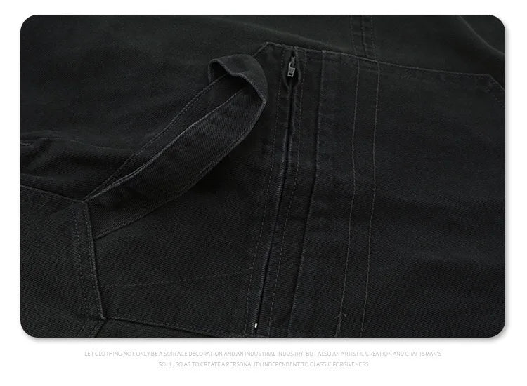Washed and worn multi-pocket cargo jeans Street King Limited