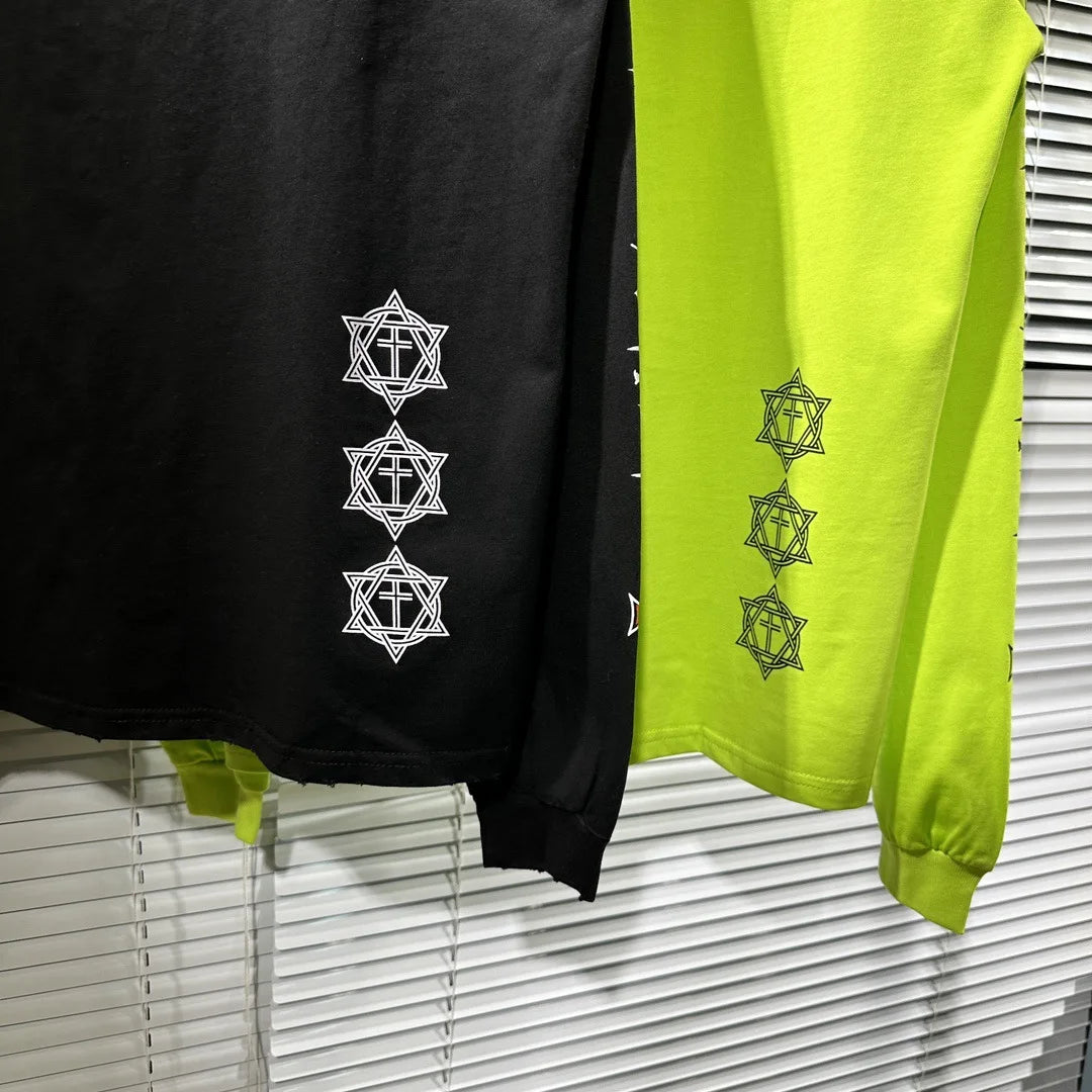 New Arrival 2023 Men Green / PROJECT T Shirts T-Shirt Hip Hop Skateboard Street T-Shirts Tee Shirt Top Loose Size #624 Street King Limited