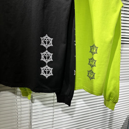 New Arrival 2023 Men Green / PROJECT T Shirts T-Shirt Hip Hop Skateboard Street T-Shirts Tee Shirt Top Loose Size #624 Street King Limited
