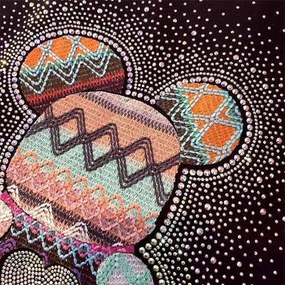 Chic Diamonds Bear Embroidery Cute T Shirts 5XL Oversized Loose Summer Cotton Y2k Tops Japan Kawaii Harajuku White Graphic Tee Street King Limited
