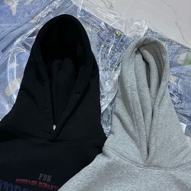 Printed fleece hoodie Street King Limited