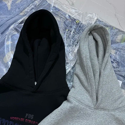 Printed fleece hoodie Street King Limited