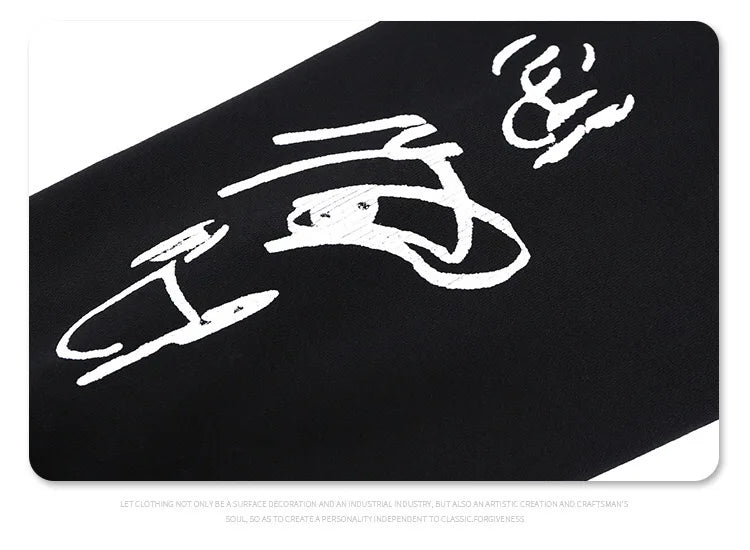 24AW simple printed hoodie Street King Limited