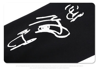 24AW simple printed hoodie Street King Limited
