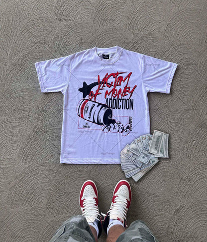 Y2K New High Street Clothing Gothic Print Oversized T-Shirt Women's 2023 Loose and Versatile Casual Short-Sleeved T-Shirt Women Street King Limited