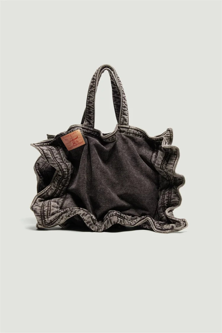 New 2024 Capacity Embroidered Project Messenger Strap Bag Men Women High Quality denimFunctional Shoulder Bags #787 Street King Limited