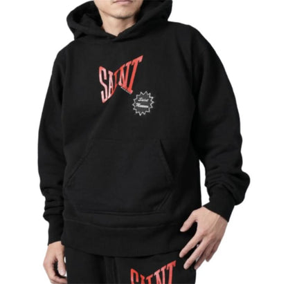 24ss sm brand fashion letter print high street wear cotton casual loose sweater hoodies pants set unique default style 4697