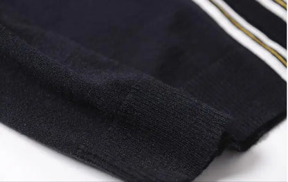 New luxury Men Luxury Winter gentleman embroidery Bees Knit Casual Sweaters Cardigans Asian Plug Size High quality Drake #E197 Street King Limited