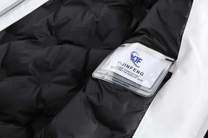 Men's Down Jackets 2023 Winter Outdoor Functional 90% White Duck Down Jacket Warm Cargo Coat Thick Outwear Hip Hop Streetwear Street King Limited