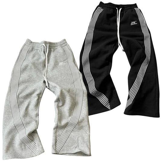 y2k version striped straight leg baggy pants high waisted sweatpants streetwear and minimalist vintage striped casual men pants casual joggers
