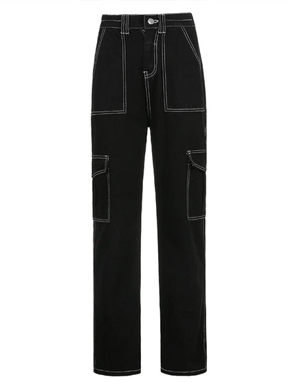 "Patched" Unisex Men Women Streetwear Denim Pants Daulet Apparel