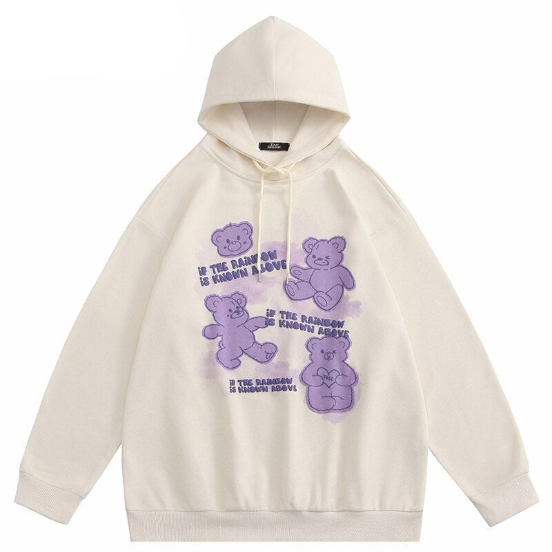 "Chase The Rainbow" Unisex Men Women Streetwear Graphic Hoodie Daulet Apparel
