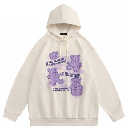 "Chase The Rainbow" Unisex Men Women Streetwear Graphic Hoodie Daulet Apparel