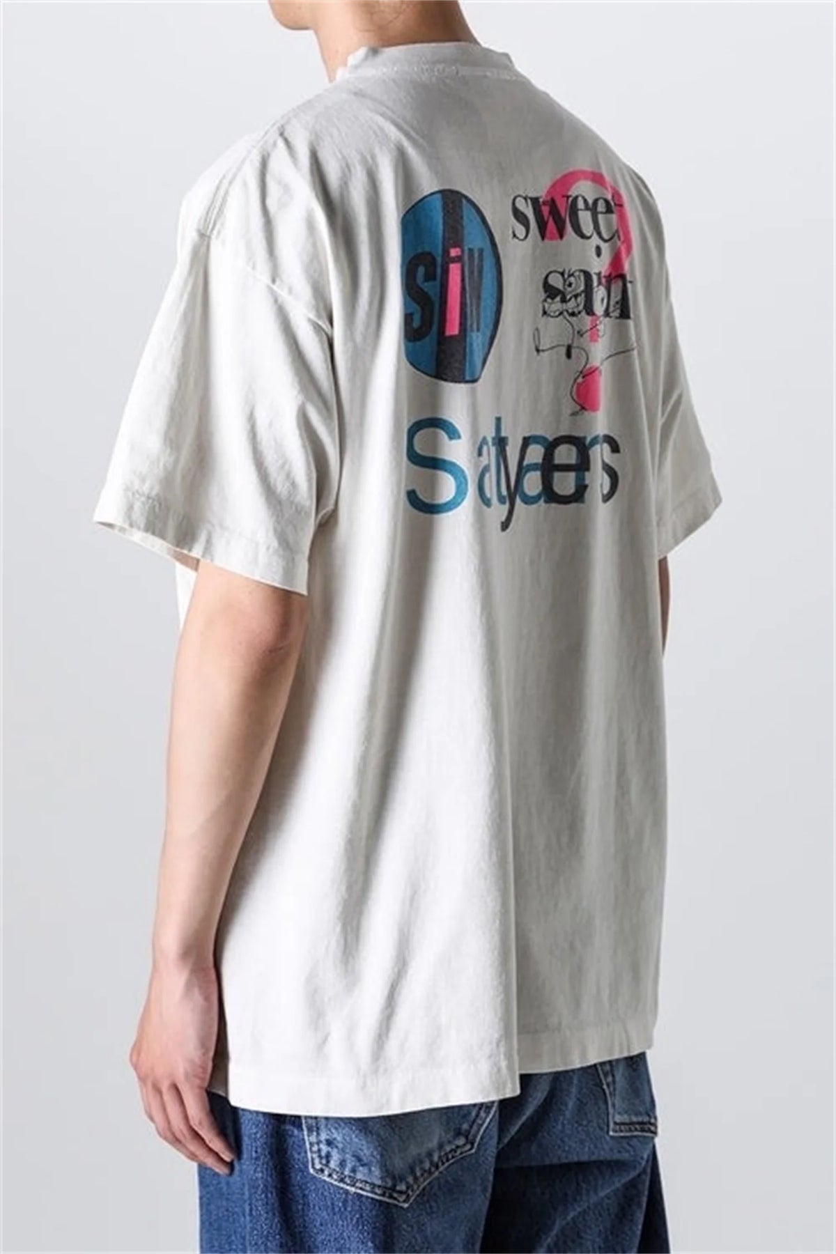Retro Summer Vintage Letter Print High-Street Streetwear Casual Loose T-Shirt Tops Street King Limited
