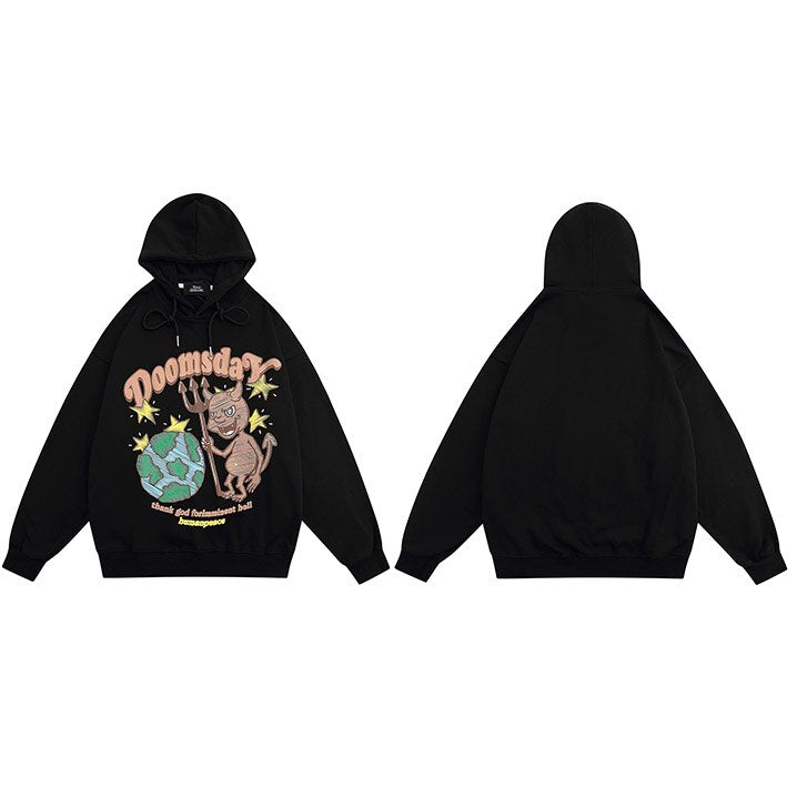 "Bloody Sunday" Unisex Men Women Streetwear Graphic Hoodie Daulet Apparel