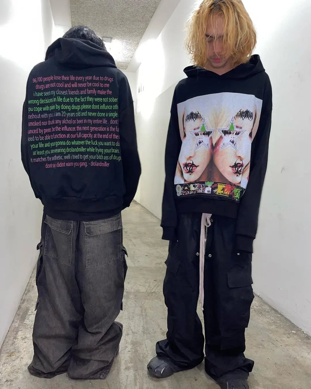 Harajuku Vintage Hoodie Oversized Goth Streetwear Tops Grunge Hoodies Women Couples 2024 Sweatshirt Gothic Y2k Clothes Street King Limited
