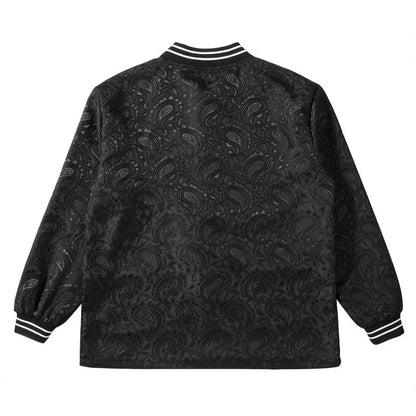 new men luxury rib sleeve embroidered paisley west coast crips couple baseball coats jackets abstract digital coat motor a628 unique default style 515