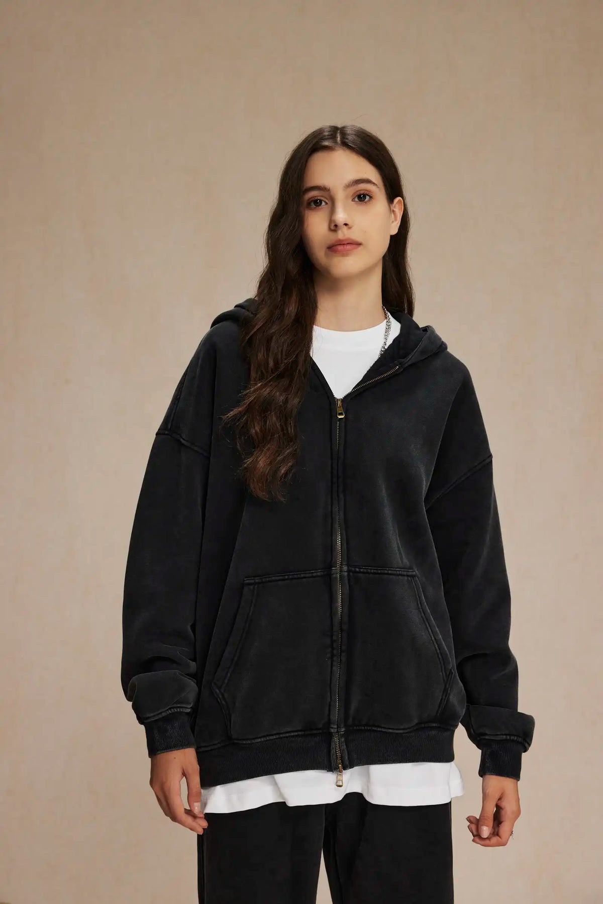 Batik fleece zippered hoodie Street King Limited