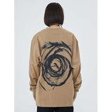 "Vortex" Unisex Men Women Streetwear Graphic Sweatshirt Daulet Apparel