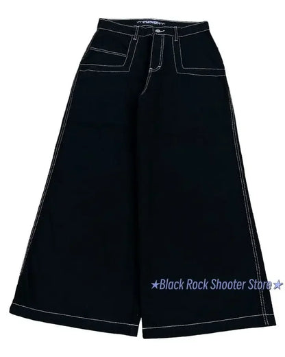 hip hop letter embroidery baggy jeans harajuku y2k streetwear wexwear jeans gothic pants womens high waist wide leg trousers denim street jeans