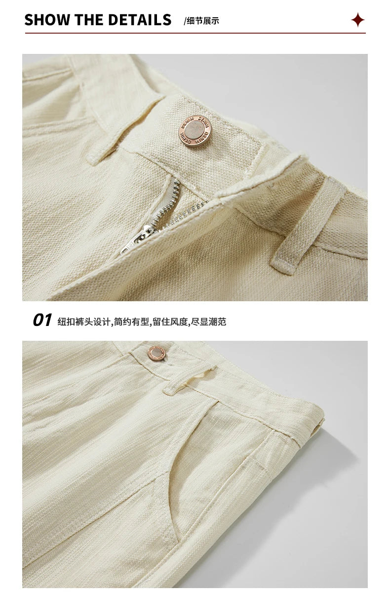 men classic fashion vintage casual loose plus size 28 42 straight white soft denim jeans pant cityboy jeans long trousers man unique jeans style 1998